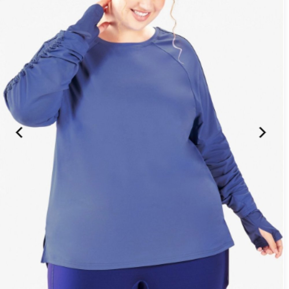 🌈NWOT Fabletics Cashel Adjustable L/S Top II yoga